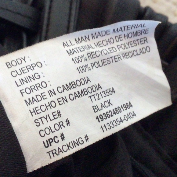 Vegan leather black bucket bag - Picture 7 of 7